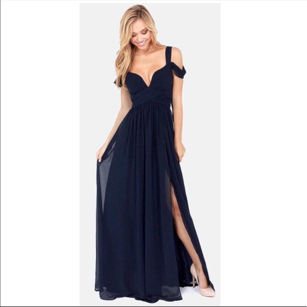 Beautiful navy formal dress